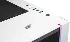 Deepcool MATREXX 55 V3 ADD-RGB Tempered Glass Case, White Colour (3 Fans Included) - I Gaming Computer | Australia Wide Shipping | Buy now, Pay Later with Afterpay, Klarna, Zip, Latitude & Paypal
