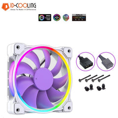 ID-COOLING ZF Series 120mm Purple Addressable RGB LED Fan - I Gaming Computer | Australia Wide Shipping | Buy now, Pay Later with Afterpay, Klarna, Zip, Latitude & Paypal