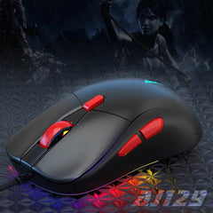 Ajazz AJ129 Black wired Gaming Mouse RGB - I Gaming Computer | Australia Wide Shipping | Buy now, Pay Later with Afterpay, Klarna, Zip, Latitude & Paypal