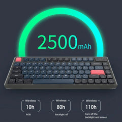 Ajazz AK832 Pro Black Mechanical keyboard RGB (Red switch) - I Gaming Computer | Australia Wide Shipping | Buy now, Pay Later with Afterpay, Klarna, Zip, Latitude & Paypal