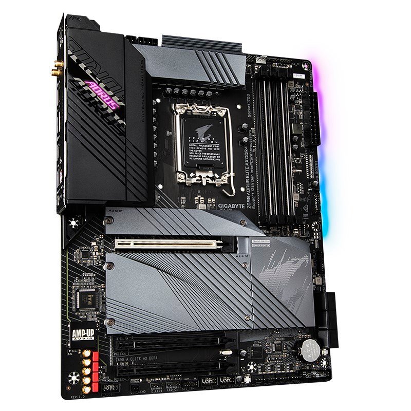 Gigabyte Z690 Aorus Elite AX LGA1700 DDR4 ATX Motherboard - I Gaming Computer | Australia Wide Shipping | Buy now, Pay Later with Afterpay, Klarna, Zip, Latitude & Paypal