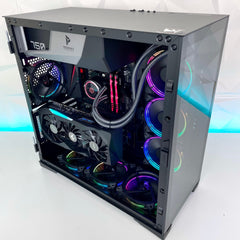 I Gaming Computer | Ryzen 5 5600x/ Ryzen 7 5700x | RTX 4060/4060 ti/4070 | Noir Crystal V1 - I Gaming Computer | Australia Wide Shipping | Buy now, Pay Later with Afterpay, Klarna, Zip, Latitude & Paypal