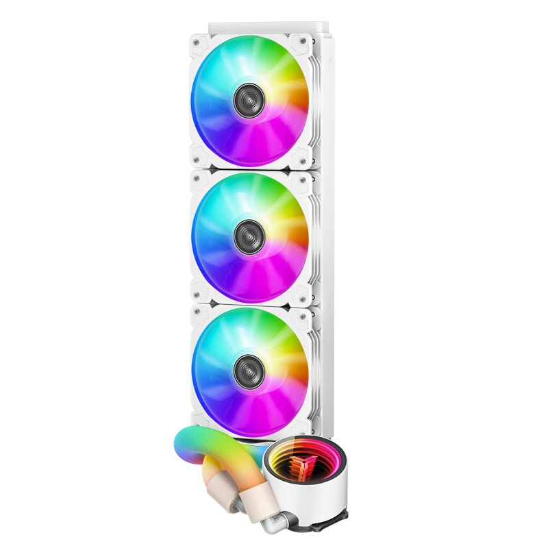 Jonsbo TW4-360-PLUS 360mm ARGB Tube AIO CPU Liquid Cooler White - I Gaming Computer | Australia Wide Shipping | Buy now, Pay Later with Afterpay, Klarna, Zip, Latitude & Paypal