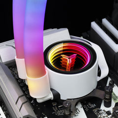 Jonsbo TW4-360-PLUS 360mm ARGB Tube AIO CPU Liquid Cooler White - I Gaming Computer | Australia Wide Shipping | Buy now, Pay Later with Afterpay, Klarna, Zip, Latitude & Paypal