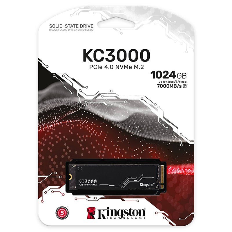 Kingston KC3000 1024GB PCIe 4.0 NVMe M.2 SSD - I Gaming Computer | Australia Wide Shipping | Buy now, Pay Later with Afterpay, Klarna, Zip, Latitude & Paypal