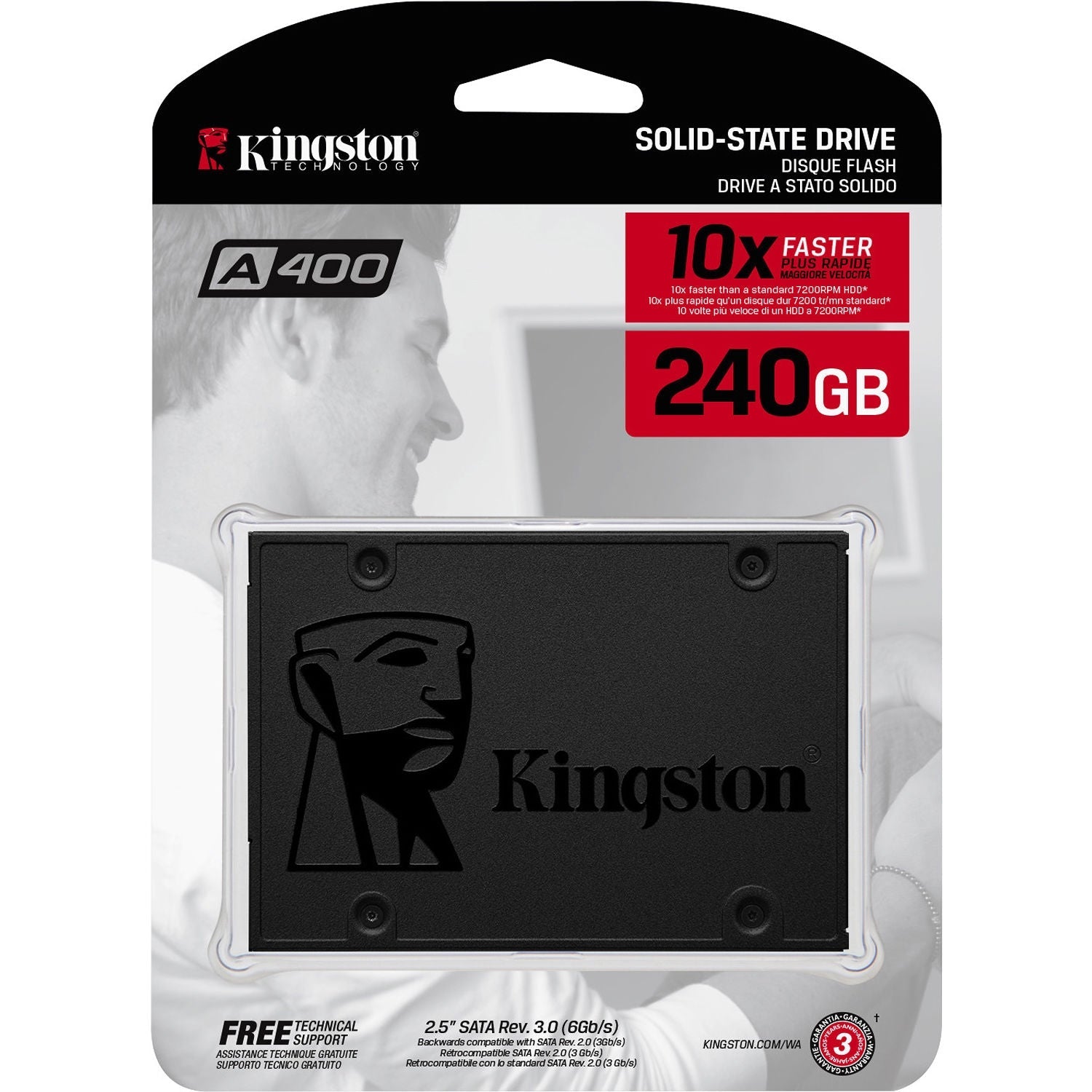Kingston SA400S37/240G A400 Series SSD 240G - I Gaming Computer | Australia Wide Shipping | Buy now, Pay Later with Afterpay, Klarna, Zip, Latitude & Paypal