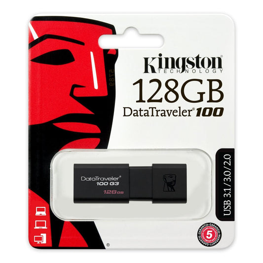 Kingston’s DataTraveler® 100 USB3.0 128GB Flash Drive - I Gaming Computer | Australia Wide Shipping | Buy now, Pay Later with Afterpay, Klarna, Zip, Latitude & Paypal