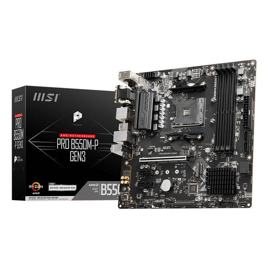 MSI PRO B550M-P GEN3 AM4 mATX Desktop Motherboard - I Gaming Computer | Australia Wide Shipping | Buy now, Pay Later with Afterpay, Klarna, Zip, Latitude & Paypal