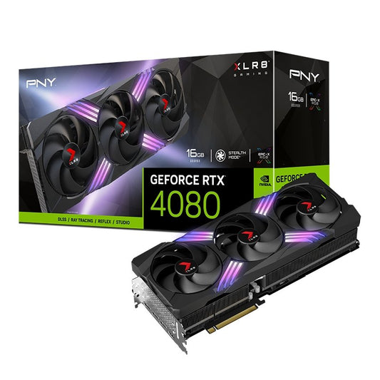 PNY GeForce RTX® 4080 16GB XLR8 Gaming VERTO™ EPIC-X RGB Overclocked Triple Fan - I Gaming Computer | Australia Wide Shipping | Buy now, Pay Later with Afterpay, Klarna, Zip, Latitude & Paypal