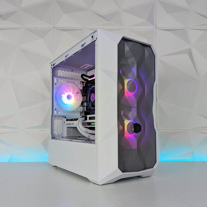 White Computer Console Gaming PCs White | Best & Cheapest PC Australia - iGaming Computer – I ...