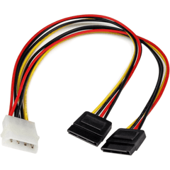 Molex to 2x SATA Power Splitter Cable - I Gaming Computer | Australia Wide Shipping | Buy now, Pay Later with Afterpay, Klarna, Zip, Latitude & Paypal